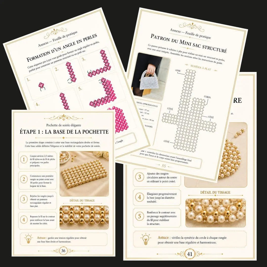 Schémas imprimables Crystal Bags